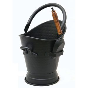 Castle Living Premium Coal Bucket & Shovel Black