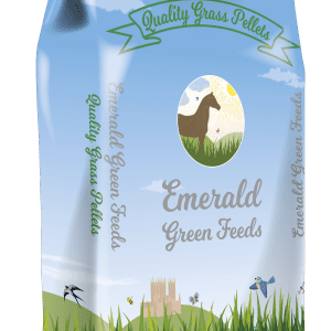 Emerald Green Grass Pellets