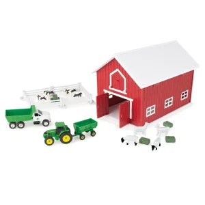 1:64 John Deere 24pcs Farm Paly Set with Red Barn