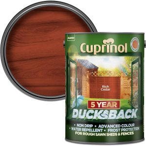 Cuprinol Ducksback 5l Rich cedar