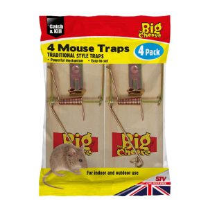 Mouse Traps Wooden (4pk)