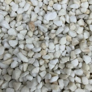 White marble 8-11mm 20kg