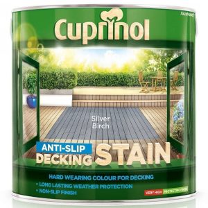 Cuprinol Decking stain 2.5lL Silver birch