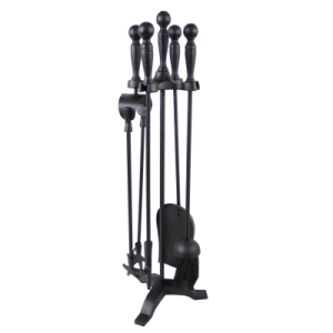 Castle Living Ball 5 Piece Companion Set Black