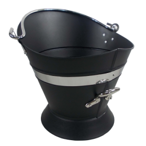 Castle Living Silver Band Waterloo Coal Bucket