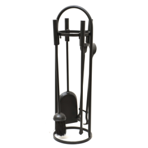 Castle Living Curve 5 Piece Companion Set Black