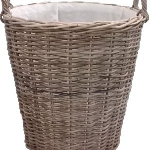 Round basket with ear handles & liner